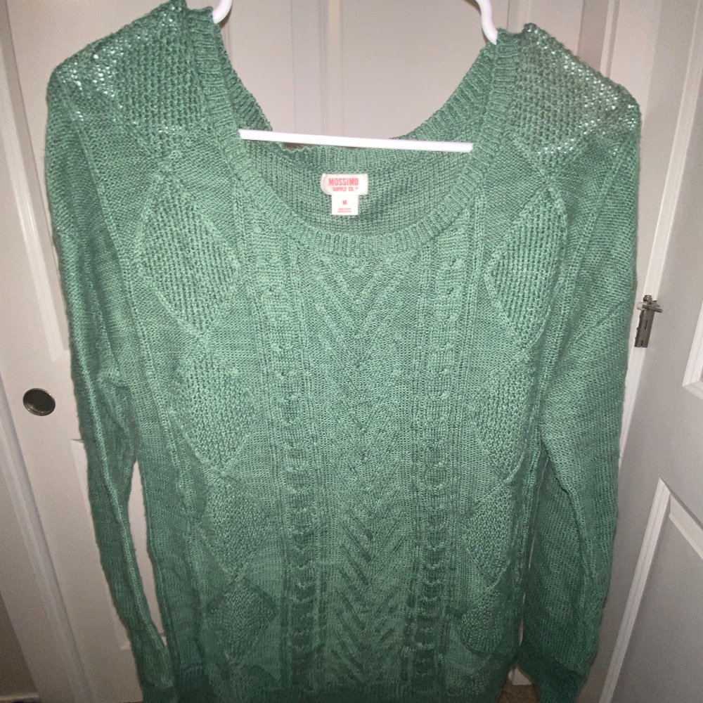 Green sweater
